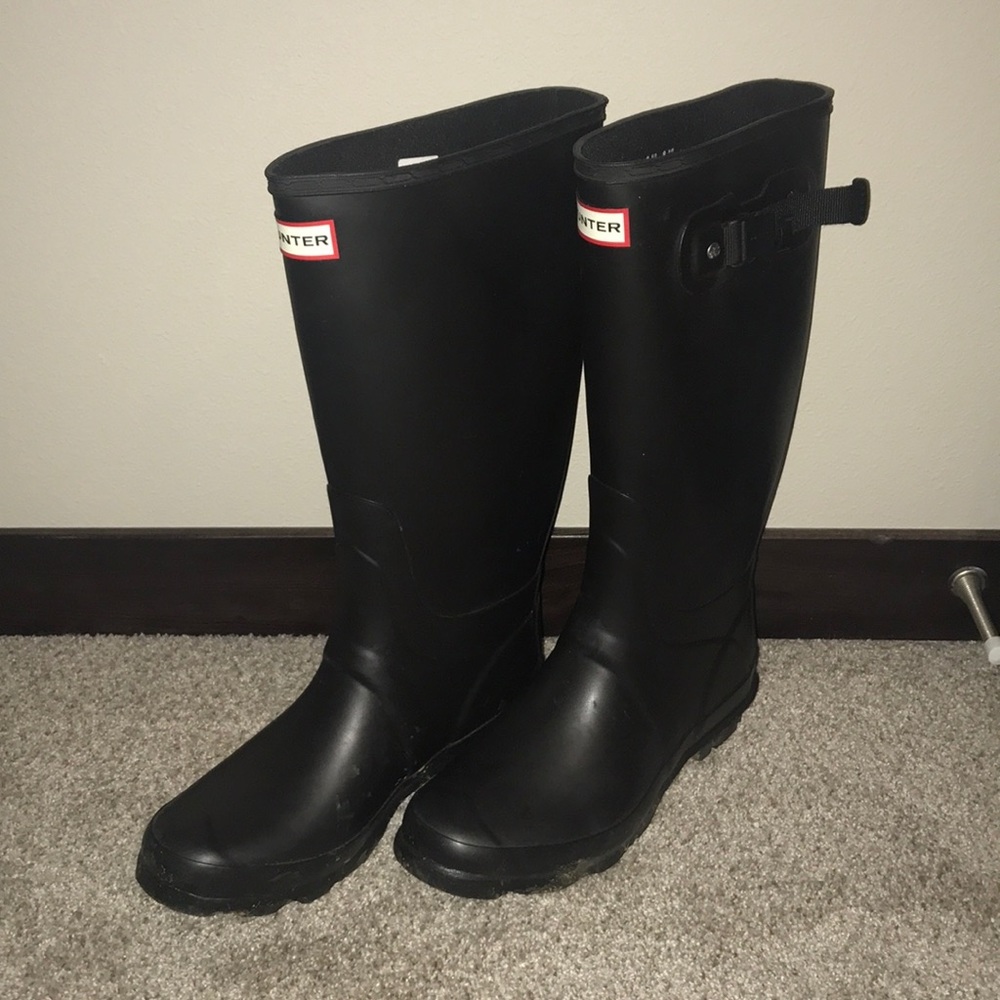 Hunter Original Tall Rain Boots - Matte Black